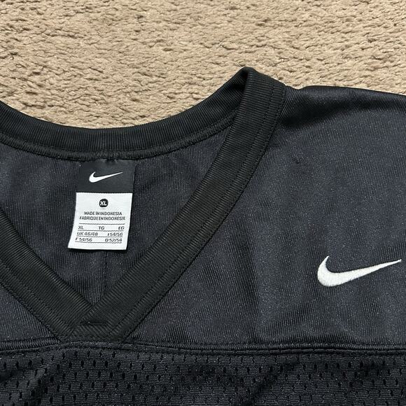 Nike NFL Black Football Jersey Mesh Blank Team Issued XL Mens - Picture 5 of 7